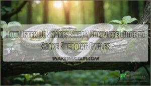 how often do snakes shed