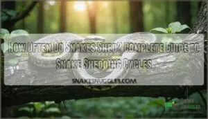 how often do snakes shed