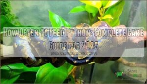how often to feed python
