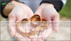 how often to handle your corn snake
