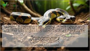 how often to replace snake substrate