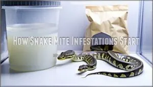 how snake mite infestations start how snake mite infestations start