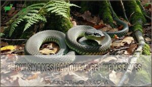 how snakes camouflage themselves