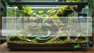 how to build a snake terrarium