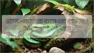 how to care for pet snake