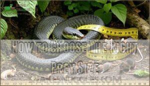 how to choose the right prey size