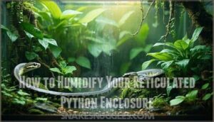 how to humidify your reticulated python enclosure