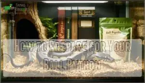 how to prepare for your ball python