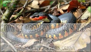 how to prevent milk snake bites