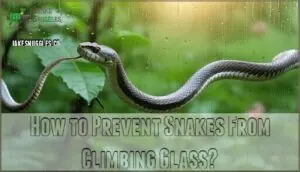 how to prevent snakes from climbing glass how to prevent snakes from climbing glass