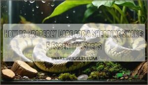 how to properly care for a shedding snake