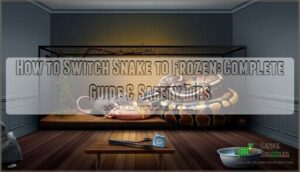 how to switch snake to frozen