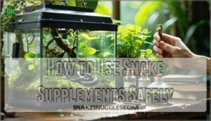 how to use snake supplements safely