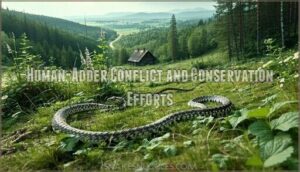 human-adder conflict and conservation efforts