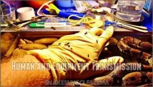 human and equipment transmission human and equipment transmission