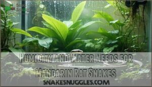 humidity and water needs for mandarin rat snakes