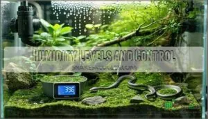 humidity levels and control humidity levels and control