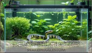 ideal enclosure size and setup