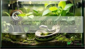 ideal humidity for ball pythons