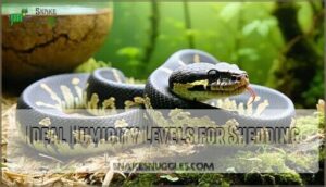 ideal humidity levels for shedding