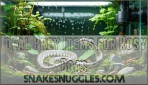 ideal prey items for rosy boas