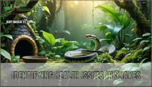 identifying health issues in snakes