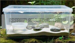 immediate isolation procedures