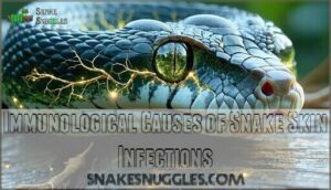 immunological causes of snake skin infections