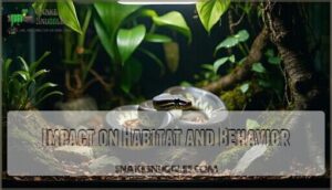 impact on habitat and behavior