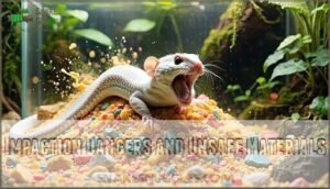 impaction dangers and unsafe materials
