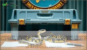 import, transport, and possession limits