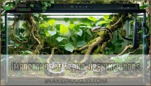 importance of front-opening doors