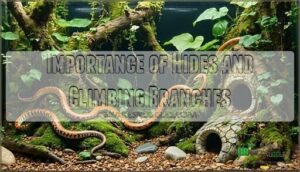 importance of hides and climbing branches