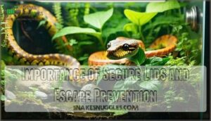 importance of secure lids and escape prevention