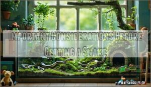 important considerations before getting a snake