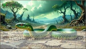 increased disease and extinction risks