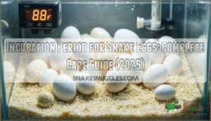 incubation period for snake eggs