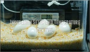 incubation setup and temperature control