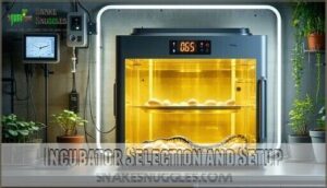 incubator selection and setup
