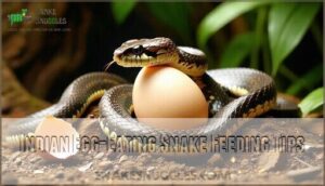 indian egg-eating snake feeding tips