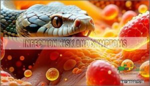 infection risk and symptoms