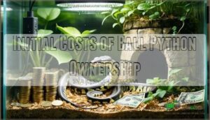 initial costs of ball python ownership