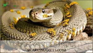 initial signs and infection