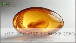 internal fertilization and egg development