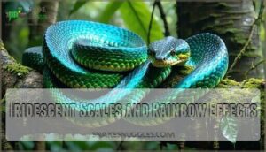 iridescent scales and rainbow effects