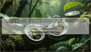 keeping boa constrictors as pets