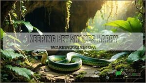 keeping pet snakes happy