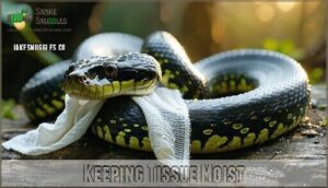 keeping tissue moist