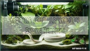 keeping your albino corn snake healthy
