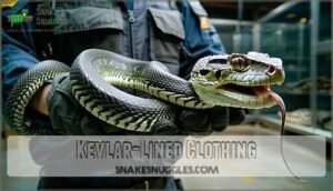 kevlar-lined clothing